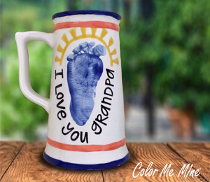 North San Jose Color Me Mine Sunshine Stein