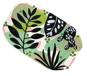 North San Jose Color Me Mine Leaf Charcuterie Board