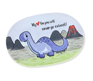 North San Jose Color Me Mine Footprint Brontosaurus