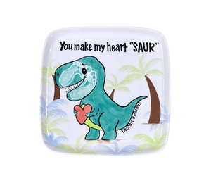 North San Jose Color Me Mine T-Rex Footprints