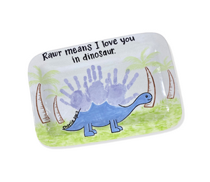 North San Jose Color Me Mine Handprints Dinosaur