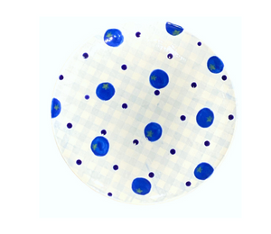 North San Jose Color Me Mine Blueberry Plate