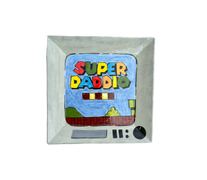 North San Jose Color Me Mine Super Daddio Plate