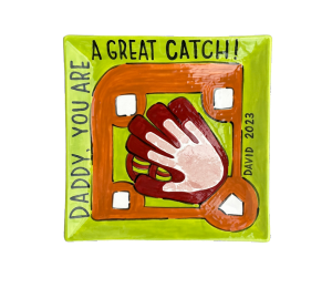 North San Jose Color Me Mine Handprint Baseball