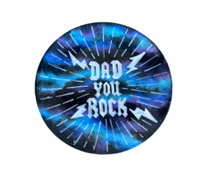North San Jose Color Me Mine Dad Plate