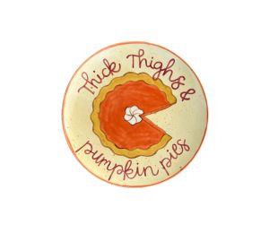 North San Jose Color Me Mine Pumpkin Pie Plate