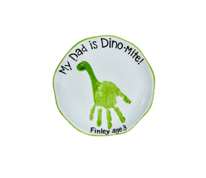 North San Jose Color Me Mine Dino-Mite Dad Plate