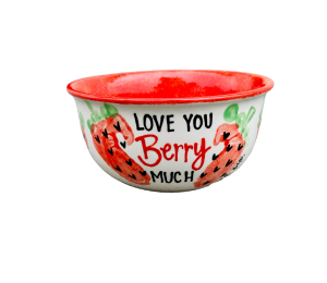 North San Jose Color Me Mine Berry Love Bowl