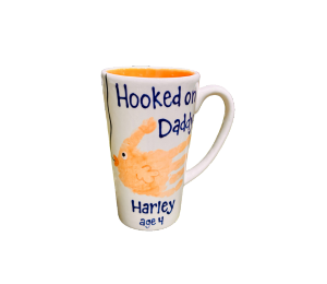 North San Jose Color Me Mine Hooked on Dad Mug