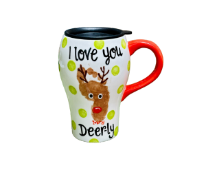 North San Jose Color Me Mine Deer-ly Mug