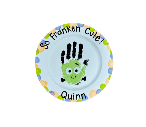 North San Jose Color Me Mine Franken Cute Plate