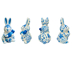 North San Jose Color Me Mine Chinoiserie Bunny