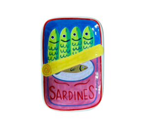 North San Jose Color Me Mine Open Sardines App Plate