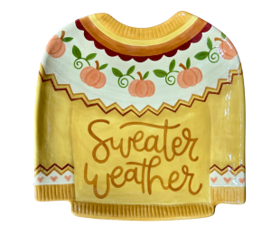 North San Jose Color Me Mine Sweater Weather Plate